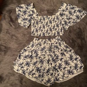 American eagle shirt and shorts sets